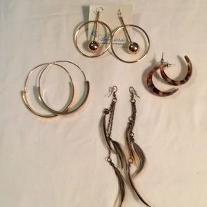 Earring Lot. Never Worn in Great Shape Very Nice.